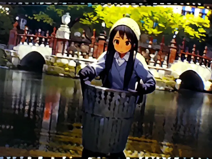 1girl,day,upper body,<lora:8mm-v1:2>,lowres,blurry,blurry background,blurry foreground,