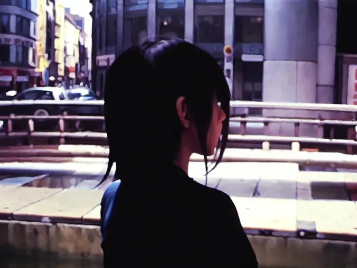 1girl,upper body,city,upper body,<lora:8mm-v1:1.7>,lowres,blurry,blurry background,blurry foreground,