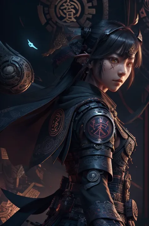 beautiful linework thick-outlines strong-shadows <lora:detail_slider_v4:1.0> <lora:GoodHands-beta2:0.8> x1a_n0texist (style-swirlmagic:0.8) portrait solo half-shot looking-away detailed-background detailed-face ( <lora:ShinobiTech:0.6> bulky-metal neon-lights shinobitech-theme:1.1) rune-priest magic-runes runic-symbols-on-clothes casting-spell glowing-runes stones-with-runes celtic-runes mystic-aura rune-symbols-in-background shadows moonlight intense-atmosphere action-scene