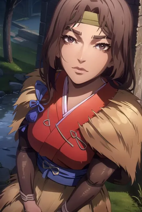 castlevaniasumi, <lyco:sumi-lyco-nochekaiser:1>, 
sumi, black hair, (brown eyes:1.5),
BREAK cape, japanese clothes, pants, sash, headband, sandals, tabi, ninja,
BREAK looking at viewer,
BREAK outdoors,
BREAK <lyco:GoodHands-beta2:1>, (masterpiece:1.2), best quality, high resolution, unity 8k wallpaper, (illustration:0.8), (beautiful detailed eyes:1.6), extremely detailed face, perfect lighting, extremely detailed CG, (perfect hands, perfect anatomy),