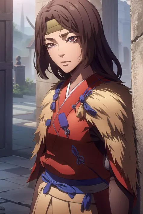 castlevaniasumi, <lyco:sumi-lyco-nochekaiser:1>,
sumi, black hair, (brown eyes:1.5),
BREAK cape, japanese clothes, pants, sash, headband, sandals, tabi, ninja,
BREAK looking at viewer,
BREAK outdoors,
BREAK <lyco:GoodHands-beta2:1>, (masterpiece:1.2), best quality, high resolution, unity 8k wallpaper, (illustration:0.8), (beautiful detailed eyes:1.6), extremely detailed face, perfect lighting, extremely detailed CG, (perfect hands, perfect anatomy),