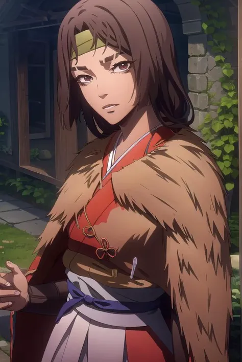 castlevaniasumi, <lyco:sumi-lyco-nochekaiser:1>,
sumi, black hair, (brown eyes:1.5),
BREAK cape, japanese clothes, pants, sash, headband, sandals, tabi, ninja,
BREAK looking at viewer,
BREAK outdoors,
BREAK <lyco:GoodHands-beta2:1>, (masterpiece:1.2), best quality, high resolution, unity 8k wallpaper, (illustration:0.8), (beautiful detailed eyes:1.6), extremely detailed face, perfect lighting, extremely detailed CG, (perfect hands, perfect anatomy),