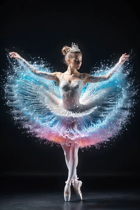 <lora:SDS_Particle_Flow:0.6>,SDS_Particle_Flow,
ethereal essence,(cymatics:0.9),Ballerina Girl,stunning beauty,Baroque and Rococo fusion style tutu,dramatic,movie lighting,Ornate And Intricate,vivid color,