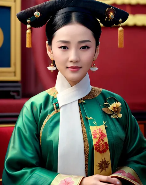 Masterpiece, absurdres,award winning photo, extremely detailed, amazing, fine detail, extremely detailed eyes and face, by lee jeffries nikon d850 film stock photograph 4 kodak portra 400 camera f1.6 lens rich colors hyper realistic lifelike texture dramatic lighting unrealengine trending on artstation cinestill 800 tungsten,
qingchao, a woman in a traditional chinese dress posing for a picture , woman wearing a qingchao_dress, (qingchao_haircut, qingchao_scarf, :1.3),
<lora:QingChao:0.9>