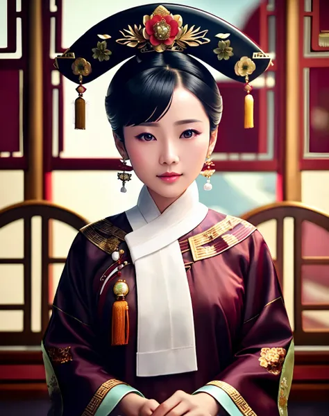 Masterpiece, absurdres,award winning photo, extremely detailed, amazing, fine detail, extremely detailed eyes and face, by lee jeffries nikon d850 film stock photograph 4 kodak portra 400 camera f1.6 lens rich colors hyper realistic lifelike texture dramatic lighting unrealengine trending on artstation cinestill 800 tungsten,
qingchao, a woman in a traditional chinese dress posing for a picture , woman wearing a qingchao_dress, (qingchao_haircut, qingchao_scarf, :1.3),
<lora:QingChao:0.9>