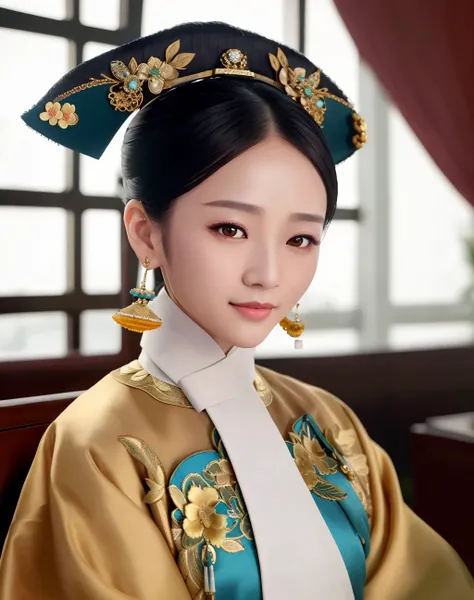 Masterpiece, absurdres,award winning photo, extremely detailed, amazing, fine detail, extremely detailed eyes and face, by lee jeffries nikon d850 film stock photograph 4 kodak portra 400 camera f1.6 lens rich colors hyper realistic lifelike texture dramatic lighting unrealengine trending on artstation cinestill 800 tungsten, smiling
qingchao, a woman in a traditional chinese dress poses for a picture , woman wearing a qingchao_dress, (qingchao_haircut, qingchao_scarf,:1.3),
<lora:QingChao:0.9>