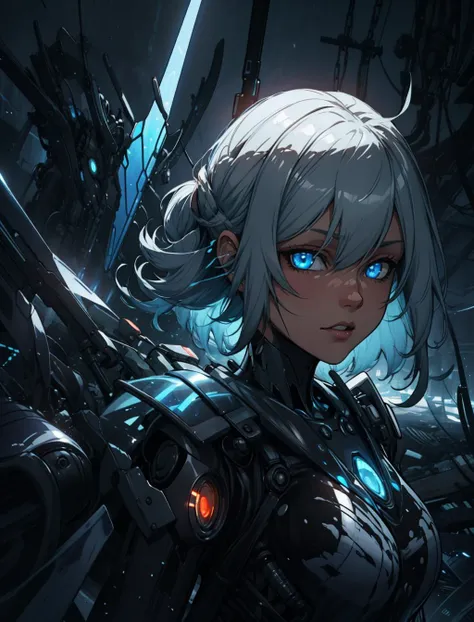closeup, 1 woman ,human, silver hair, upper body
cybernetic armor, blue, helmet , neon light
ritual
sci-fi
Peter Elson
Jean Giraud
dramatic lighting (masterpiece, best quality),
<lora:add_detail:1> <lora:epiNoiseoffset_v2:1>