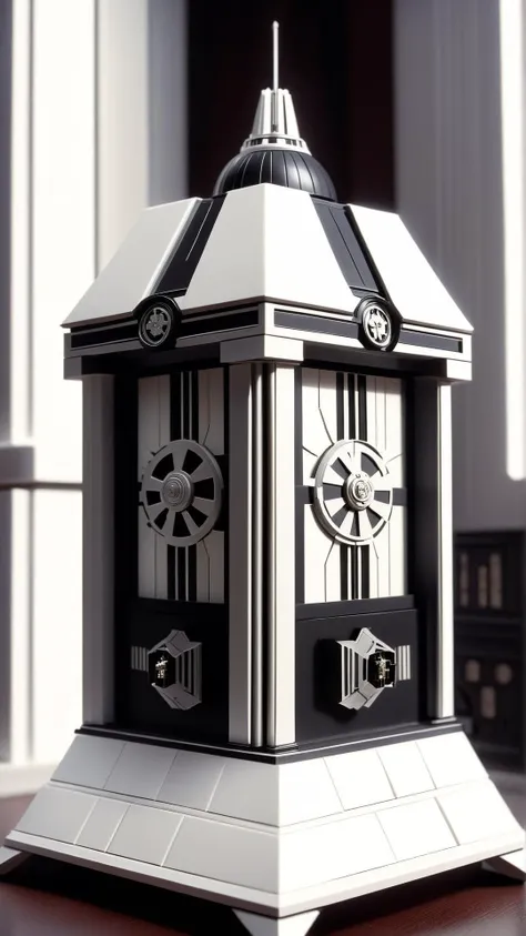 <lora:GalacticEmpireStyleXL:1>GalacticEmpireStyle a shrine with a self-operating clockwork mechanism for offerings, white (star wars empire style:0.7), 24mm, (analog, cinematic, film grain:1.3), Bokeh DOF, (Masterpiece:1.3) (best quality:1.2) (high quality:1.1)