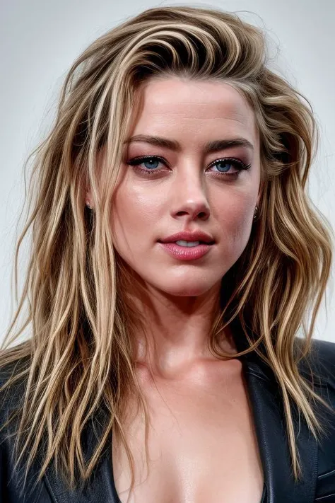 (CR-AmberHeard-Bozack3000:0.9), full color portrait of woman, (oiled shiny skin:1.0), face close up, slick undercut hair, nude, naked,
masterpiece, best quality, sharp focus, highres 8k uhd, ultra-detailed, rim light, deep grey background,