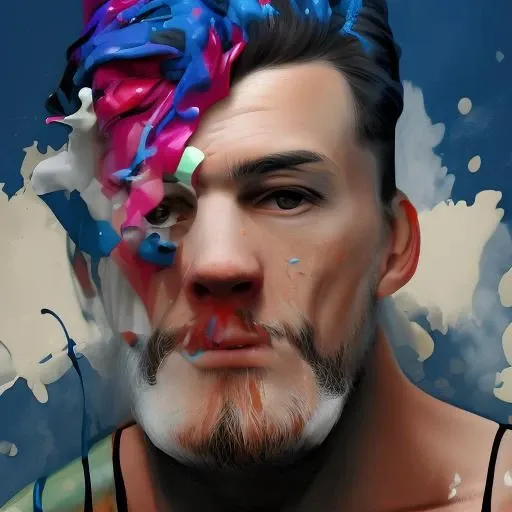 (((portrait of a handsome man, looking at viewer)))(( photorealistic, blue eyes)), r4i5b0w<lora:r4i5b0w-000014:1.2> , best quality, ultra high res