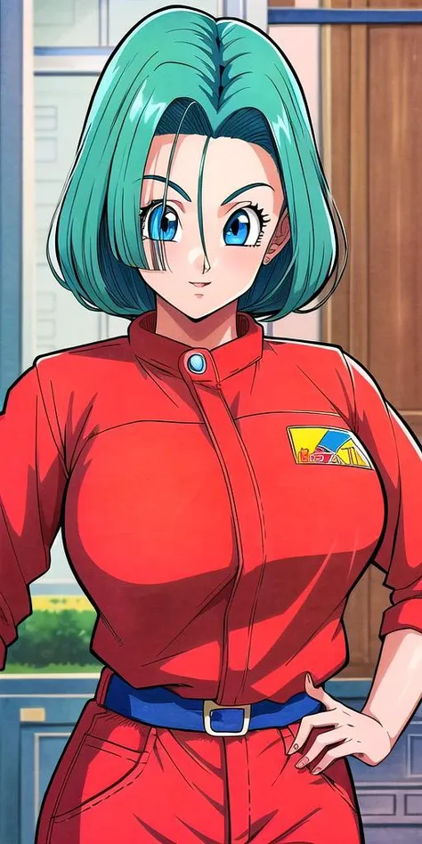 <lyco:buruma_brief_olderV3:0.7>,buruma_brief_older, buruma_dbz_futuretimeline, standing, solo, large_breasts, masterpiece, best quality, detailed face, detailed eyes, highres,