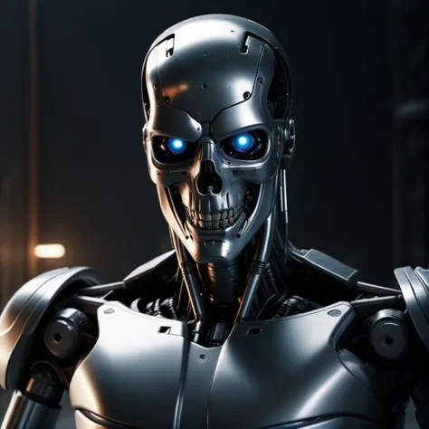 ultra terminator, looking at viewer, ray tracing, high quality,