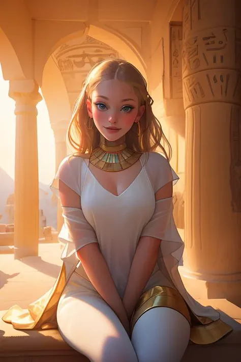 DEN_sophia_violet,
(sitting in an Egyptian thrown in a golden Palace, glistening and shining gold, Egyptian, Egypt:1.2),
bokeh, f1.4, 40mm, photorealistic, raw, 8k, textured skin, skin pores, intricate details  <lora:epi_noiseoffset2:1>, epiCRealism <lora:ClothingAdjuster3:-1>