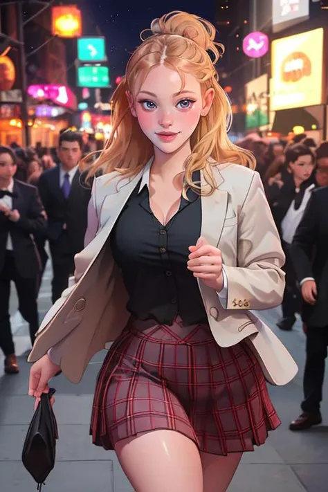 DEN_sophia_violet,
(walking down Hollywood boulevard, a busy street scene, public, bustling, crowds, wearing a skirt and blazer:1.2),
bokeh, f1.4, 40mm, photorealistic, raw, 8k, textured skin, skin pores, intricate details  <lora:epi_noiseoffset2:1>, epiCRealism <lora:ClothingAdjuster3:-1>