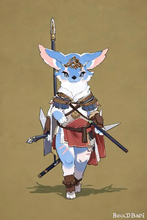 (masterpiece, best quality, hires), <lora:bdoPapu:0.8>, bdopapu, detailed background, front view, barbarian, battle axe, scars