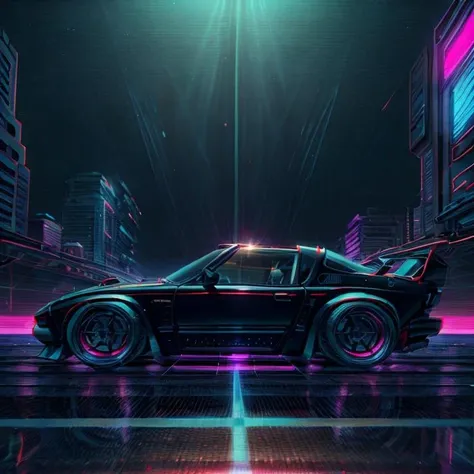 (best quality, masterpiece:1.2), strong shadows, <lora:add_detail:0.75>, <lora:sharpen-soften:0.25>, <lora:realistic:0.35> establishing shot of PhilipCipher driving a cool widebody sports car convertible, an older handsome lead actor with a goatee, BREAK
focus on character, visible through windshield, ( <lora:RetrowaveTech:1> retrowavetech synthwave darkwave theme:1.1)
<lora:epi_noiseoffset2:0.8>, Microgeometry, skin elasticity, light scattering through hair, ambient occlusion, multi-layer skin shading, facial muscle simulation, iris and pupil rendering, advanced color grading <lora:hd_helper_v1:1> <lora:conceptWB_v1:1>