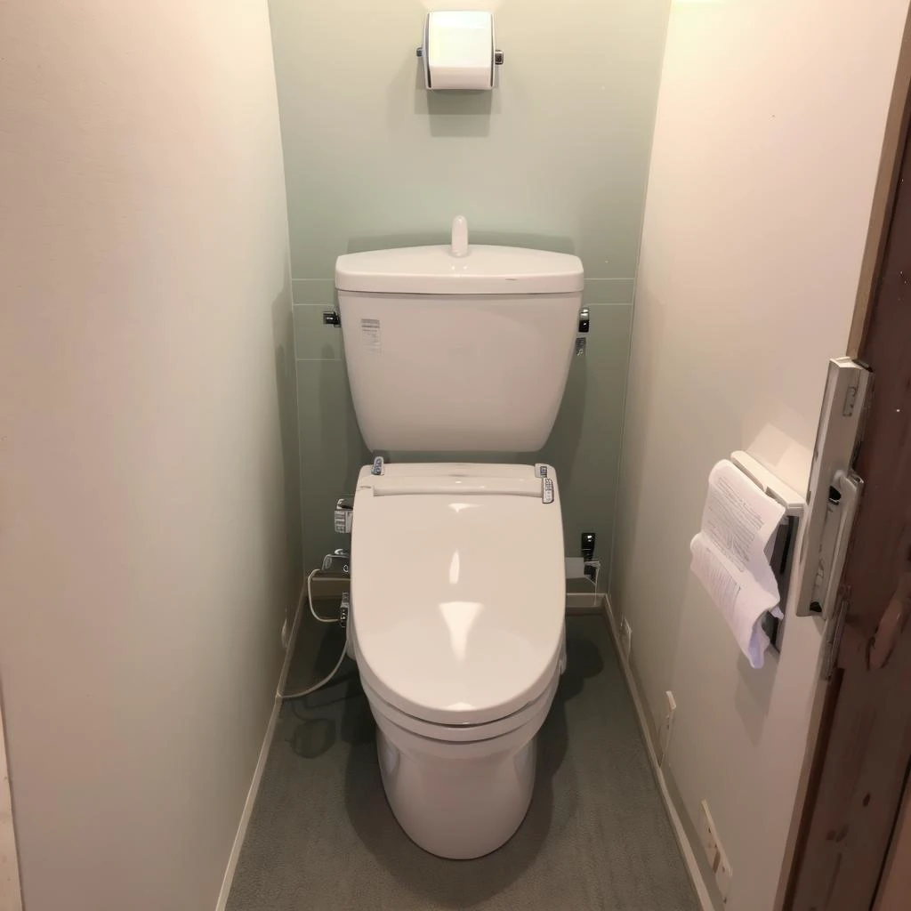 best quality, ultra-detailed, illustration,
JST, toilet, indoors, door, toilet paper,
<lora:JST_SD15_V2:1>
