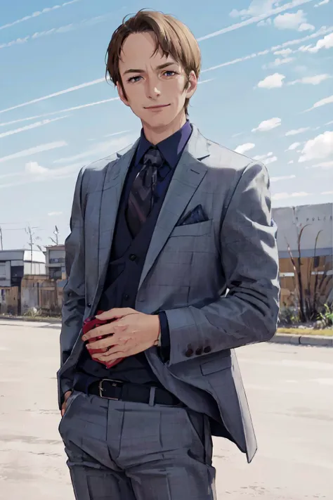 (best quality, masterpiece, RAW photo,ultra-detailed:1.2), <lyco:GoodHands-beta2:1.0>,looking at viewer, smile,1girl,
<lyco:Saul:0.9>Saul,GS-Girlish:1.6, formal suits, formal pants