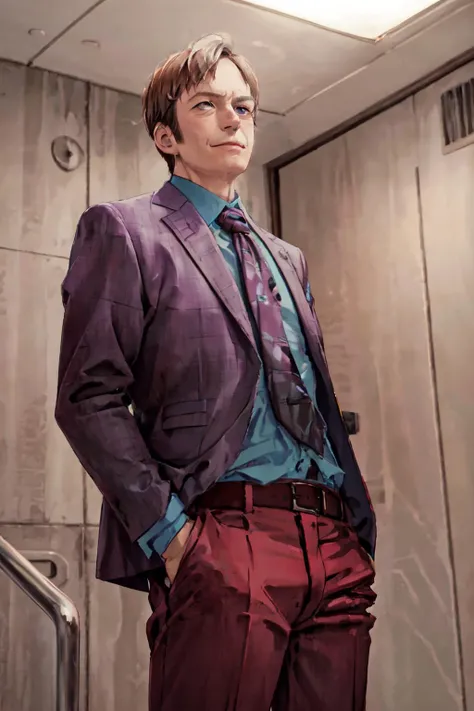 (best quality, masterpiece, RAW photo,ultra-detailed:1.2), <lyco:GoodHands-beta2:1.0>,looking at viewer,
<lyco:Saul:0.95>Saul,GS-Girlish:0.5, formal suits, formal pants, dynamic ungle, stylish pose, from below,