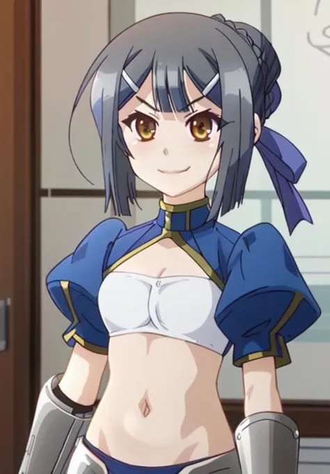 <lora:fate_kaleid_liner_prisma_illya:0.8>, Miyu_Saber, smirk,
