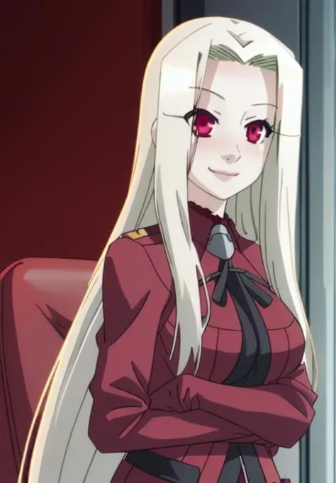 <lora:fate_kaleid_liner_prisma_illya:0.8>, Irisviel, smirk,