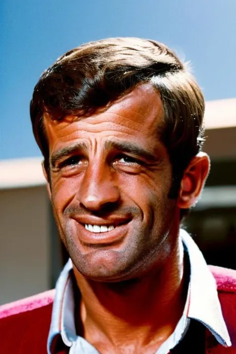 portrait of , jean paul belmondo <lora:jean_paul_belmondo-06:1>