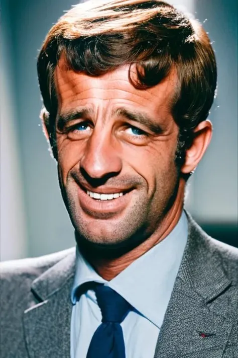portrait of , jean paul belmondo <lora:jean_paul_belmondo-06:1>