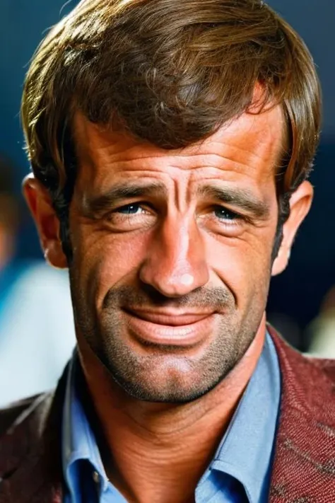 portrait of , jean paul belmondo <lora:jean_paul_belmondo-06:1>
