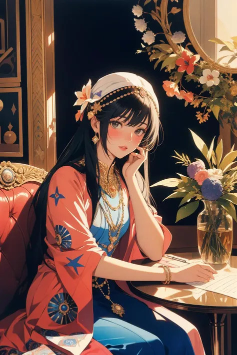 1girl, (by Kitty Lange Kielland:0.7) and (Ilya Mashkov:1.3) , detailed Pencil painting, dramatic Photograph, surreal, modelshoot style shot of a Award-Winning Wet Indian ([king mackerel|food stand]:1.3) , it is in a Final Fantasy setting, it has ornate details, at Mean Cambodia, [Puerto Rican|Emo] dungeon and flowers, at Sunrise, equirectangular 360, Sci-Fi, Alternative Art, Cold Lighting, film grain, Fujicolor Superia X-TRA 400, Selective focus, psychedelic colors, cinematic, Decoupage, "Whispers of the moon, secrets written in moonbeams, casting a celestial spell on enchanted hearts.", professional, absurdres, cinemascope