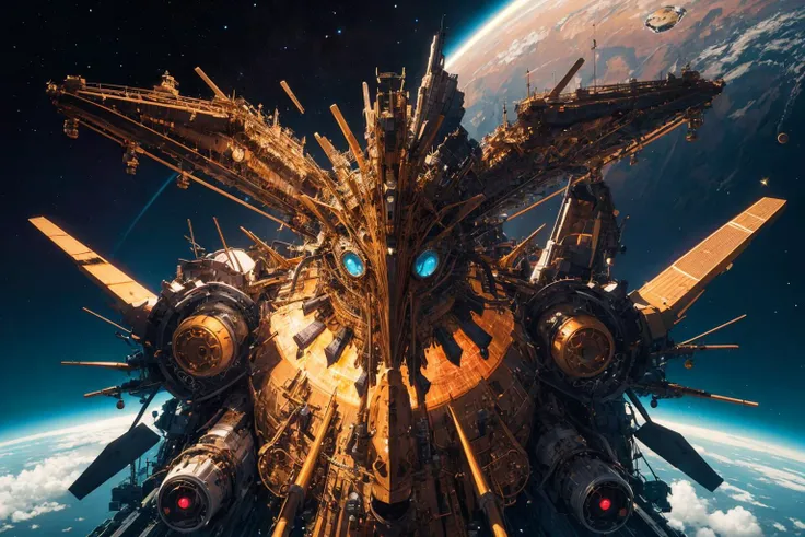 image fill,masterpiece,best quality,super detail,8k,textured skin,(mystical atmosphere),(intricate details),
Earth,Space Station,outer space,Planet,
<lora:Rexmechav2-3:0.7>rex,