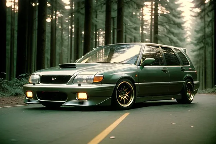 FORESTERSF5, high quality photograph, bokeh, analog, depth of field, portra 800 film, (((NFS))), (((Need For Speed))), <lora:FORESTERSF5:0.6>