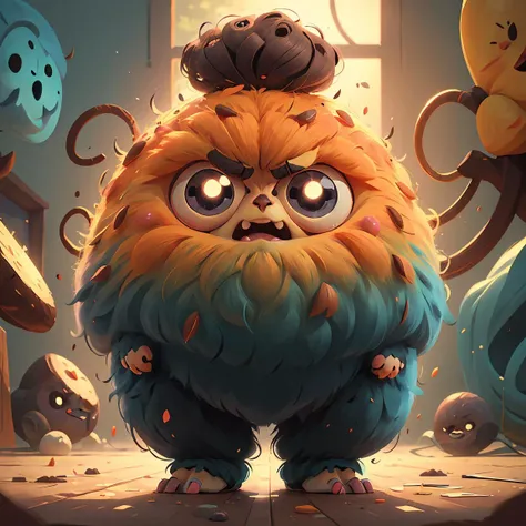 Pets,absurdres,realistic,artbook,style of Pixar,angry,glaring,homocacti,masterpiece,best quality,<lora:Cute Pet:0.8>,