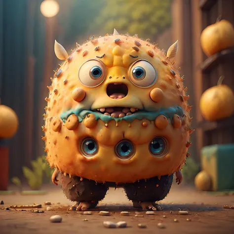 Pets,absurdres,realistic,artbook,style of Pixar,angry,glaring,homocacti,masterpiece,best quality,<lora:Cute Pet:1>,