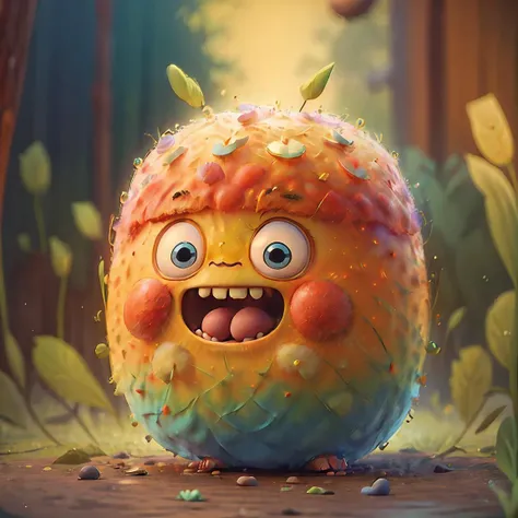 Pets,absurdres,realistic,artbook,style of Pixar,angry,glaring,homocacti,masterpiece,best quality,<lora:Cute Pet:1>,chibi,