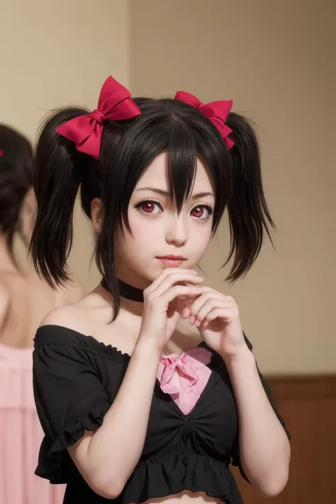 (masterpiece, best quality), 1girl, <lora:niko-lovelive:1> niko yazawa