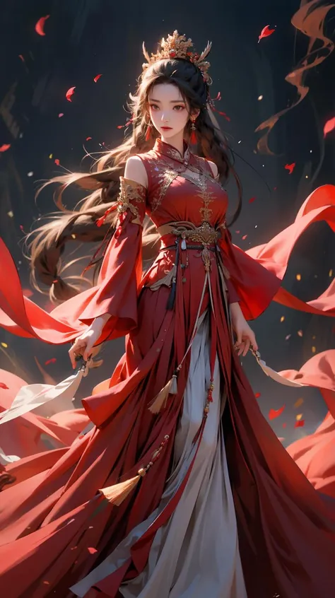 a woman with long hair and a dress is laying down in a garden, alphonse mucha and rossdraws, fantasy style art, anime fantasy illustration, beautiful anime art, flower goddess, beautiful anime artwork, fantasy art style, beautiful fantasy art, anime fantasy artwork, beautiful digital artwork, detailed digital anime art, beautiful character painting, beautiful fantasy maiden, a beautiful artwork illustration