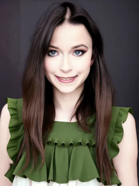 beauty photo of a <lora:SweetiePlum_SD15_v1.1:.9>
SweetiePlum
with perfect face, detailed expression,
blurry background, (simple dark background:1.1),
<lora:epiCRealismHelper:1>
modelshoot, sharp focus, professional photography
La Cratrice Straight long hair (Ruffled blouse) Soft brow and neutral lips, (happy512:0.3),