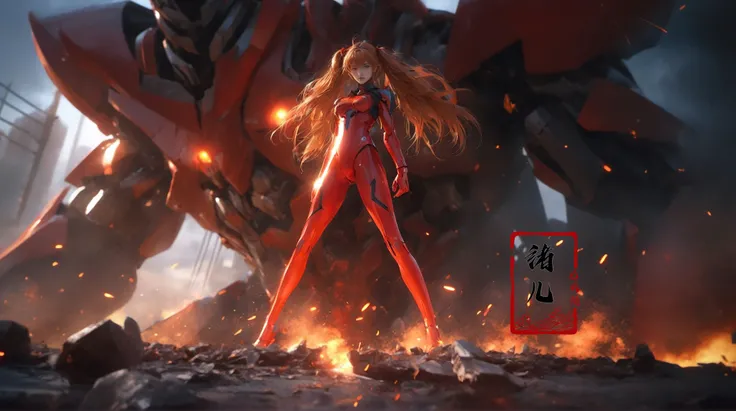 (dramatic, gritty, intense:1.4),masterpiece, best quality, 32k uhd, insane details, intricate details, hyperdetailed, hyper quality, high detail, ultra detailed, Masterpiece, super vista,
Epic CG masterpiece, Asuka Langley Soryu,hdr,dtm, full ha, in the style of mecha anime, like a god The dancing long knife charging forward battlefield, the burst meteor, the fierce battle of fighting with his life, 8K, ultra detailed graphic tension, dynamic poses, stunning colors, 3D rendering, surrealism, cinematic lighting effects, realism, 00 renderer, super realistic, full - body photos, super vista, super wide Angle, HD
1girl, (full body:1.5),
<lora:20231012-1697082333147:0.6>