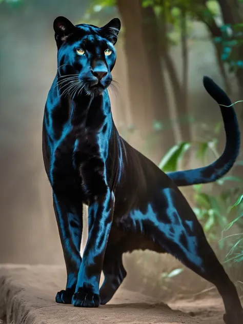 close photograph, RAW photo, of panther animal
Appearance:
Sleek and Agile Build: Panther possesses a lithe and agile physique that's well-suited for stealth and quick movements.
Graceful Stature: Her body carries a graceful and elegant posture, reflecting her natural poise and confidence.
Hair and Facial Features:
Expressive Eyes: Panther's eyes are often sharp and expressive, capable of conveying a range of emotions from curiosity to intensity.
Refined Features: Her facial features are refined and captivating, contributing to her alluring charm.
Calm Demeanor: Panther carries herself with a calm and collected demeanor, rarely showing signs of agitation.
Confident Stance: Her posture exudes confidence and control, reflecting her mastery over her surroundings.
Personality:
Mysterious and Enigmatic: Panther often retains an air of mystery, leaving others intrigued by her secretive nature.
Independent: She values her independence and may prefer to work alone or on her terms, showing self-reliance.
Stealth and Skill:
Lithe Movements: Her movements are fluid and quiet, showcasing her proficiency in stealth and agility.
Sharp Reflexes: Panther possesses keen reflexes, allowing her to react swiftly to any situation.
Combat Ready:
Unseen Threat: She excels at striking from the shadows and disappearing just as quickly, leaving her adversaries uncertain and wary.
Precision: Panther's skills are marked by precision and accuracy, making her a formidable adversary in combat.
Overall: Panther's physical appearance embodies elegance and stealth. Her poised stance, expressive eyes, and sleek outfits create an image of a skilled and enigmatic character who moves with grace and strikes with deadly precision.