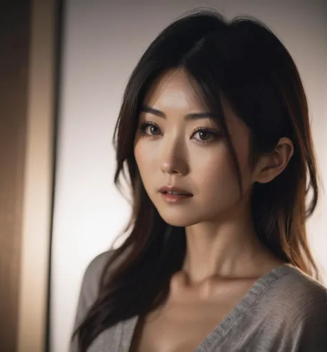 sexy Japanese 30yo woman looking at camera
cinematic lighting, professional photograph