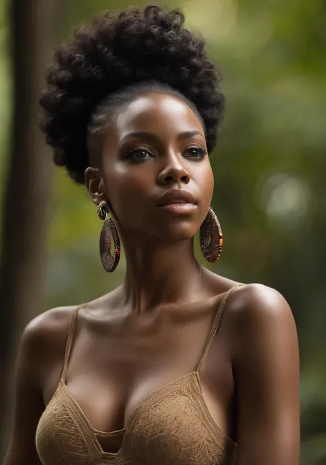 photograph, absurdres, highres, ultra detailed,
:d black woman