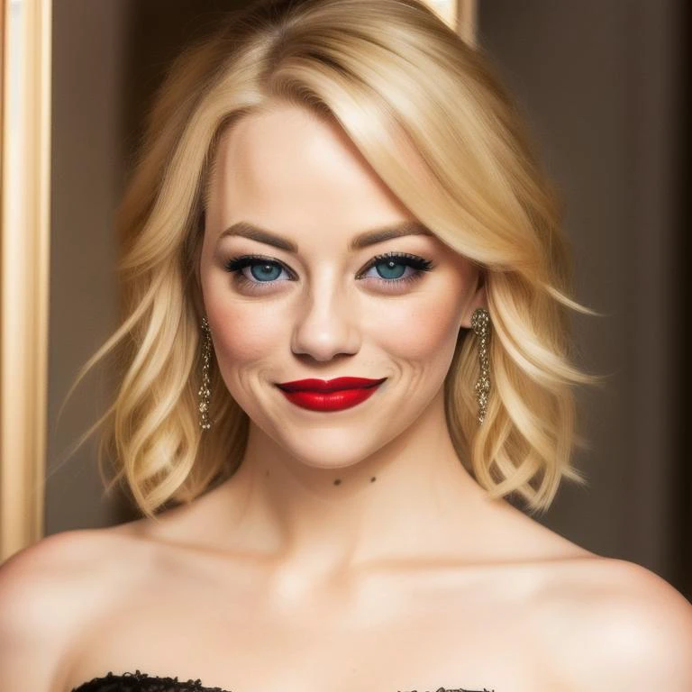 Picture, best quality, a woman in the city at night, photo of beautiful ES<lora:ES:1.0>, night dress, jewlery, grey eyes, make up, blonde hair, red lips, smiling, looking at viewer, perfect face, perfect eyes, sharp focus, Intricate, High Detail, dramatic, photorealistic,
