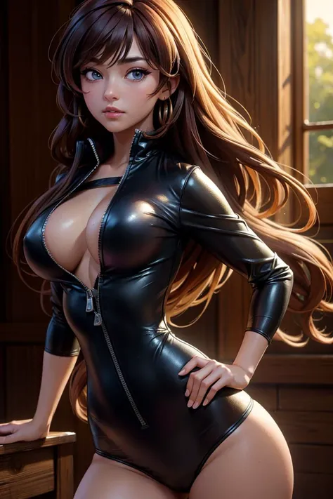 From above,Overhead Shot,One girl,(Highly detailed skin),Curvy,,Beautiful breasts,(Large Breasts),Pale skin,Pointed Chest,Erect nipples,(Fantasy art,Best image quality,Surreal portrait,(8k),Ultra-realistic,最high quality, high quality, High resolution, high quality texture,Attention to detail,Beautiful details,Fine details,Highly detailed CG,Detailed Texture,Realistic facial expression,masterpiece,Presence,dynamic,bold),Bun Head,(Very fine hairs),(Very soft hair),(Super Straight Hair:1.5),Long, slicked bangs,Very light coppery amber hair,Hair on one eye,Small swimsuit,Protruding side boob,nude