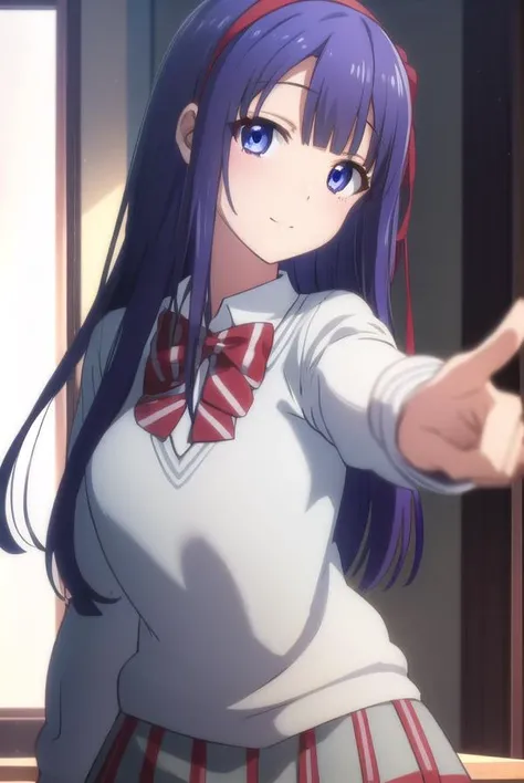 showing face,Surprised,serafuku,big breast,showing face,selfie,smile,showing body