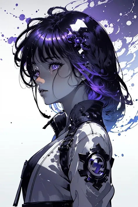 (Imaginary Digital Artwork:1.3) of (Ultrarealistic:1.3) A photo of a girl <lora:raidenShogunLora_raidenShogun:0.8> raiden shogun \(genshin impact\), purple hair, thunder,CGSociety,ArtStation,(High Contrast:1.3), shiny, shiny hair, shiny skin, shiny clothes, masterpiece, extreme details, detailed, focus, masterpiece, realistic, photorealistic, 4k, 8k, 16k, highres