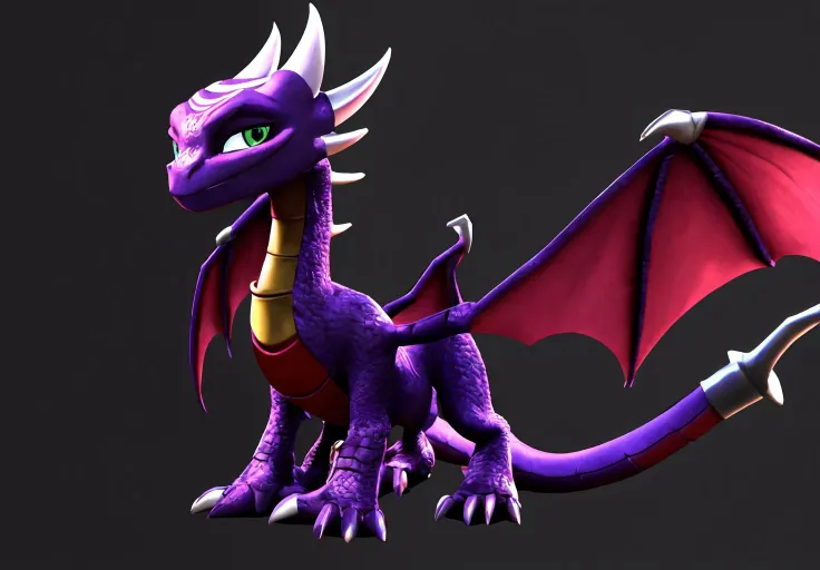 <lora:cynder:0.8>, cynder, solo, simple background, closed mouth, green eyes, standing, full body, black background,