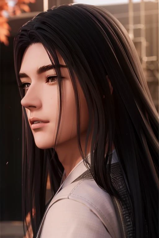 Simple white background,
standing at attention, on the street, outdoors,
Black outfit,black jacket,
<lora:Sima_Yi_Ravages-KK77-V1:0.7>,realistic,
long hair,black hair,forehead,
<lora:Mariana_Luciano_NON_VIRGIN-KK77-V1:0.3>,<lora:more_details:0.1>,
1 man, 20yo,male,Beautiful Finger,Beautiful long legs,Beautiful body,Beautiful Nose,Beautiful character design, perfect eyes, perfect face,expressive eyes,perfect balance,
looking at viewer,
official art,extremely detailed CG unity 8k wallpaper, perfect lighting,Colorful, Bright_Front_face_Lighting,shiny skin,
(masterpiece:1.0),(best_quality:1.0), ultra high res,4K,ultra-detailed,
photography, 8K, HDR, highres, absurdres:1.2, Kodak portra 400, film grain, blurry background, bokeh:1.2, lens flare, (vibrant_color:1.2),professional photograph,