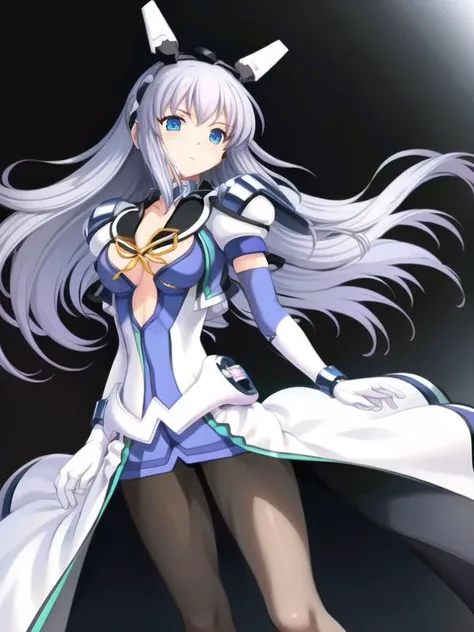 (hyper extreme detailed),(masterpeace),(hyper extreme),(photorealistic),CG,(colour:1.2), beautiful lighting,light from the front,solo, Symphonic_Sugar,light blue hair,navy blue eyes,hair ornament,long hair,white long_glove,light blue short dress,black pantyhose,high heel, petite,<lora:Symphonic_Sugar:1>