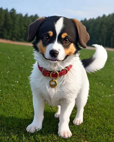 masterpiece, best quality, a dog, <lora:cutescrap05v_cutescrap3:0.4>