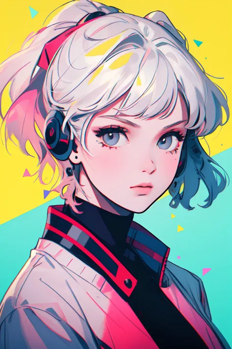 1girl,,bust,colorful